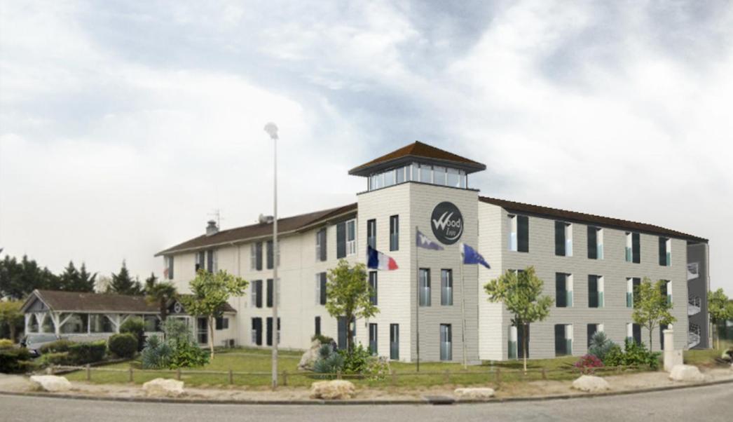 Hotel Wood Inn Bordeaux Aeroport Mérignac Exteriör bild